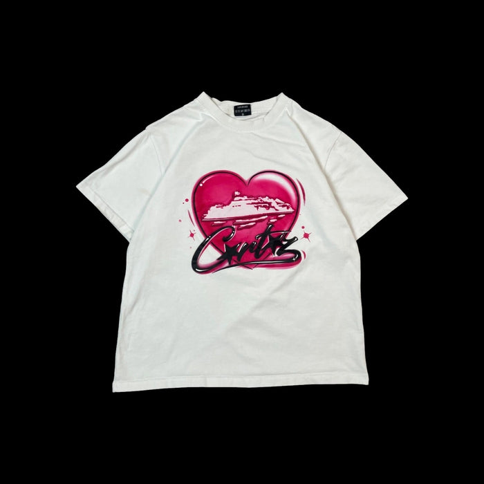 Corteiz Alcatraz Heart Shirt White