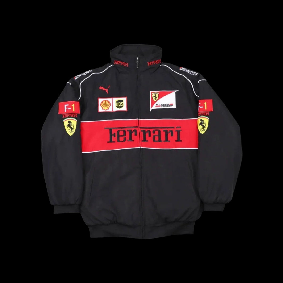 F1 Jacket Ferrari Black