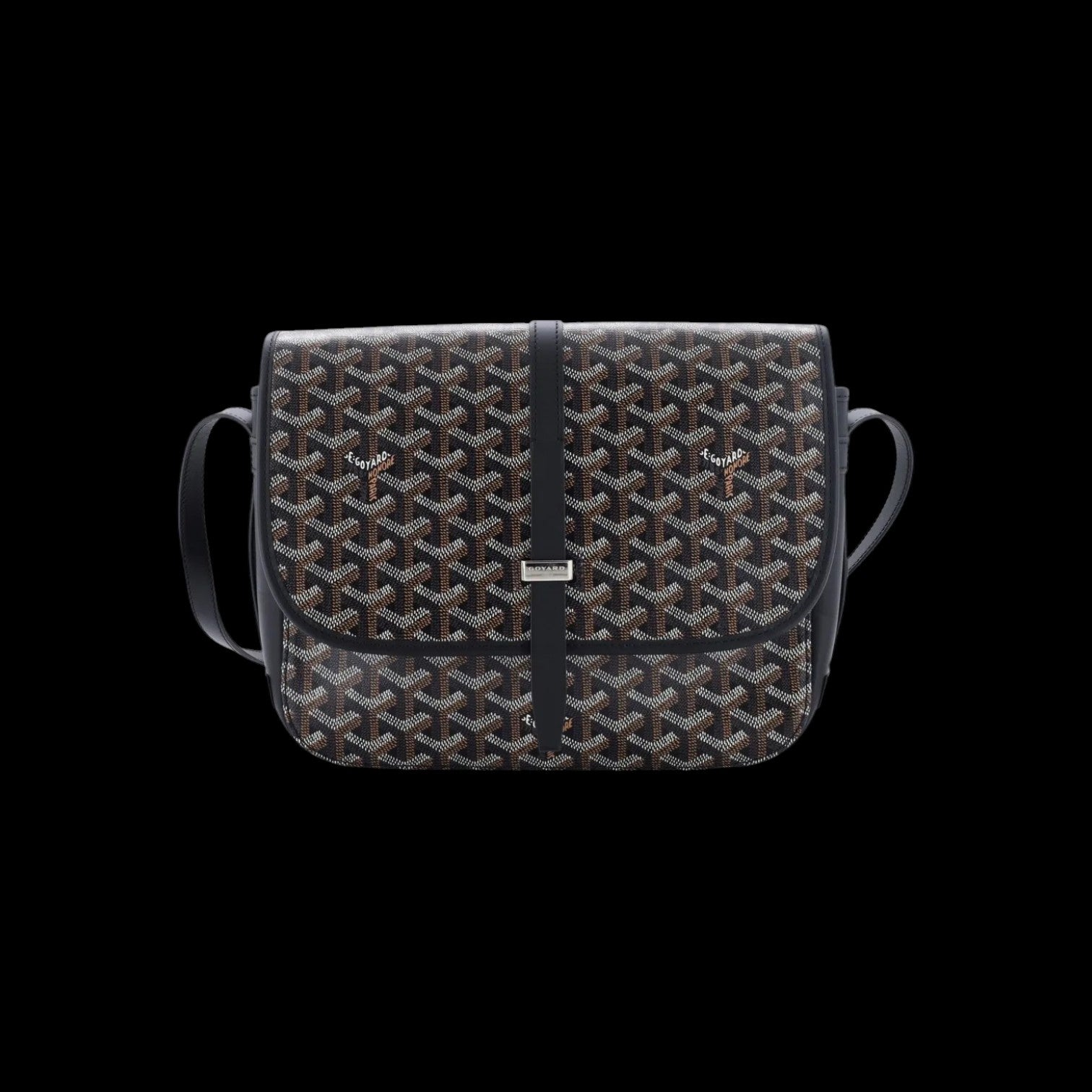 Goyard Belvedere Black Messenger Bag