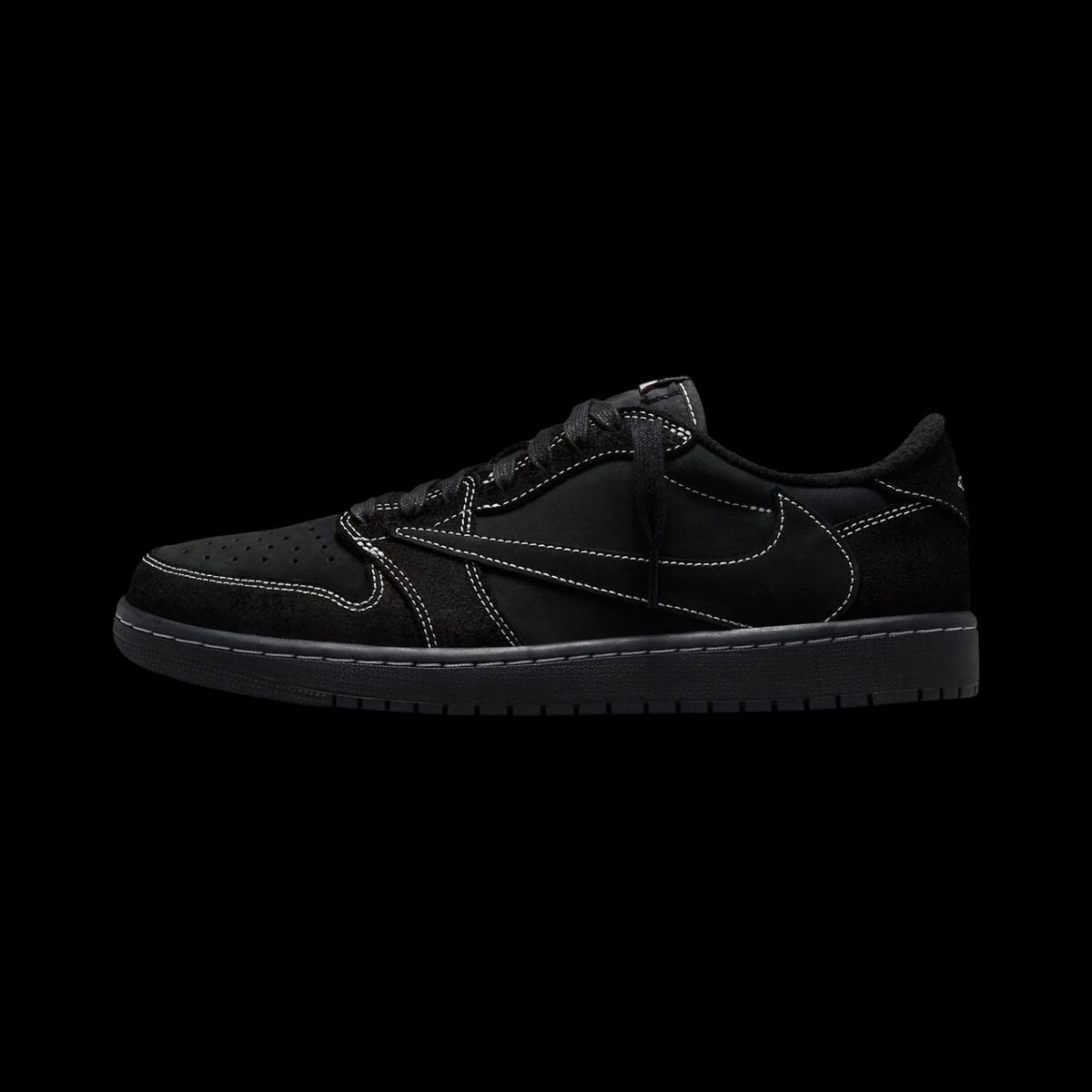 Nike X Travis Scott Air Jordan 1 Low "Black Phantom"