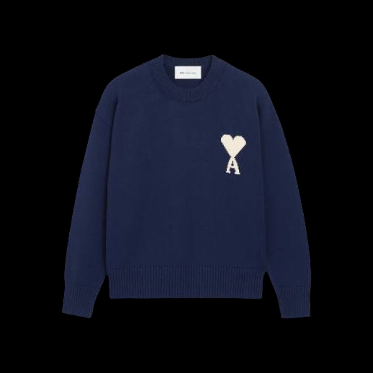 Ami Paris Sweater Navy Blue